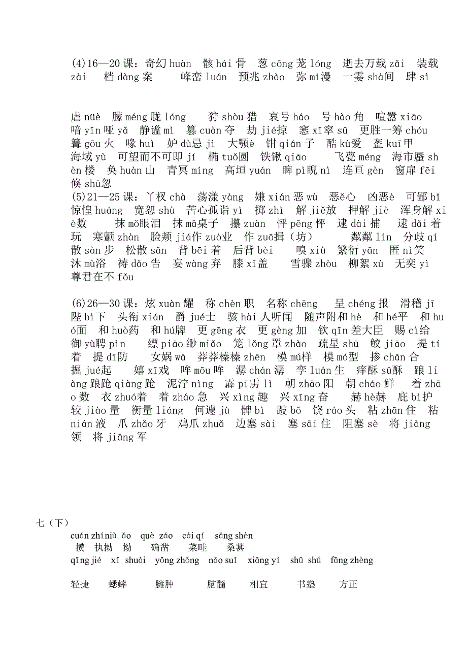 初中语文全册词语汇总.doc_第2页