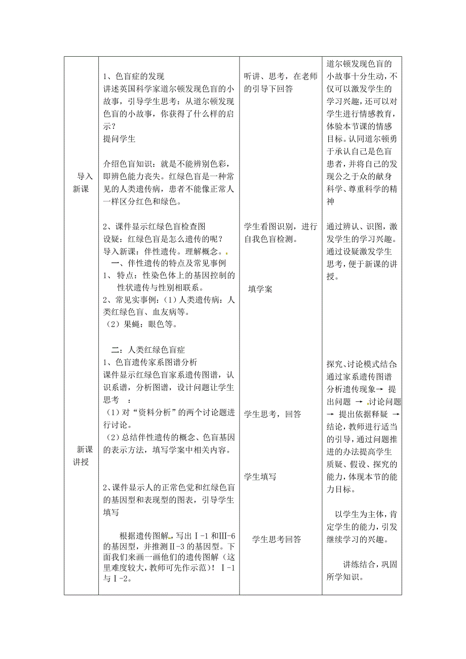 必修二第二章第3节《伴性遗传》教案.doc_第2页