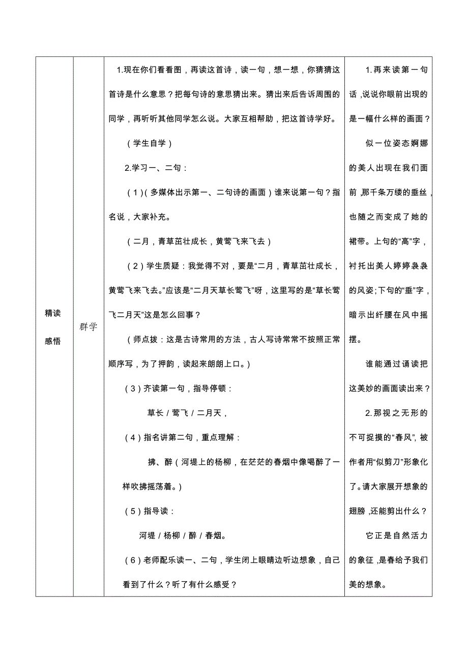 学科语文课题古诗二首《咏柳》课.docx_第2页