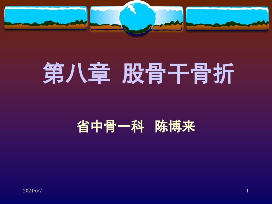 第八章股骨干骨折PPT课件_第1页