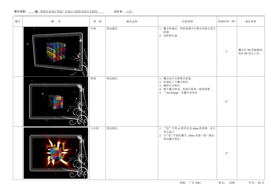 影视分镜头脚本模板7705 （精选可编辑）.docx_第2页