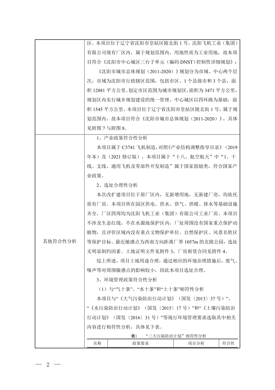 沈阳沈飞民品工业有限公司551A#车间改扩建项目环境影响报告.doc_第4页