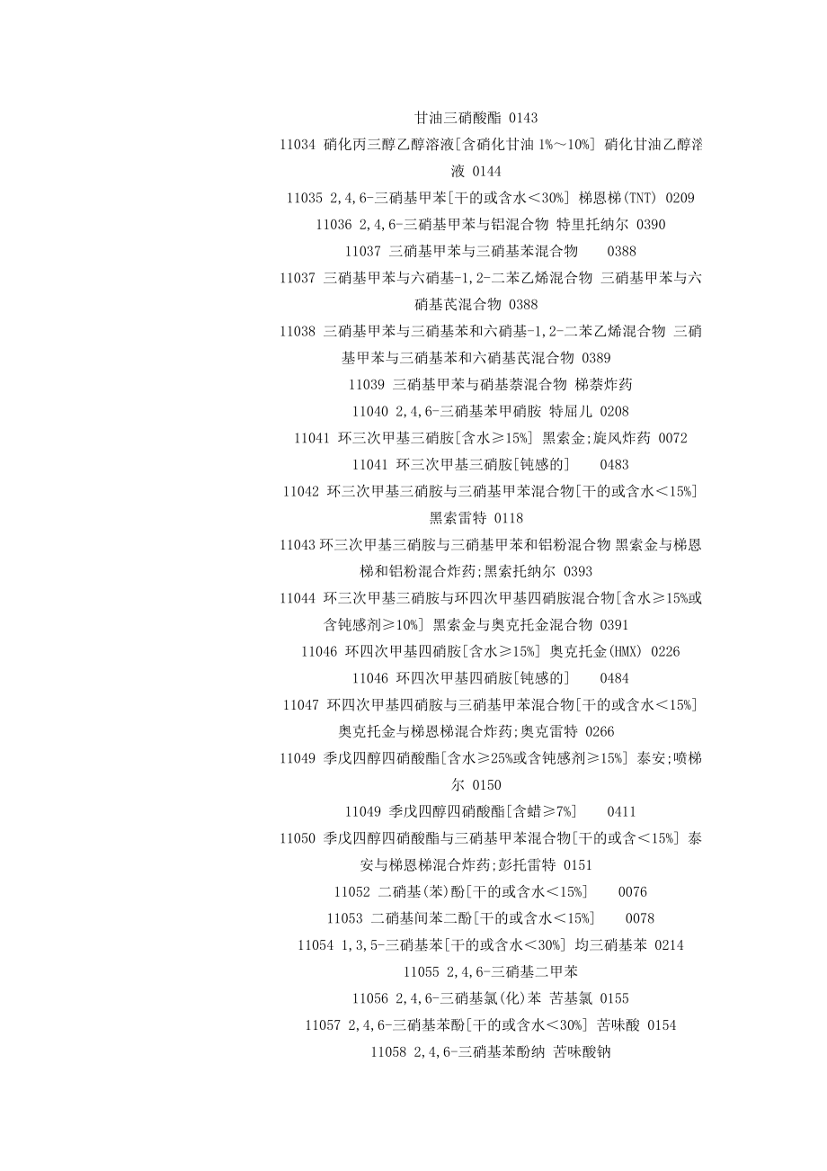 化学危险货物编号、名称、别名、UN号_第2页