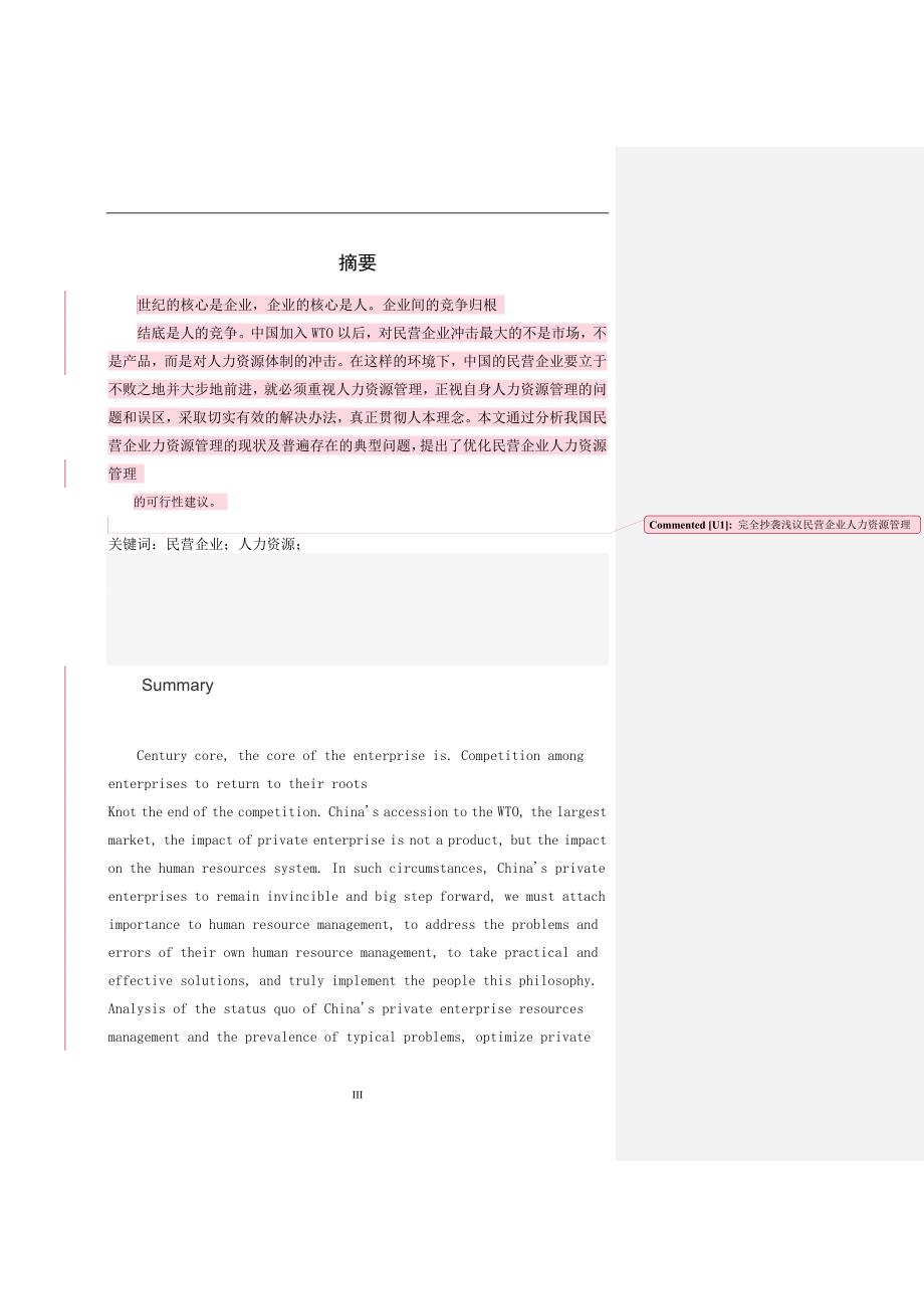 民营企业人力资源管理毕业论文.doc_第3页