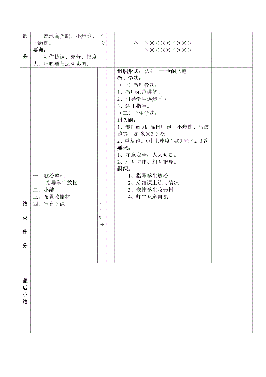 高中体育与健康课教案田径.doc_第4页