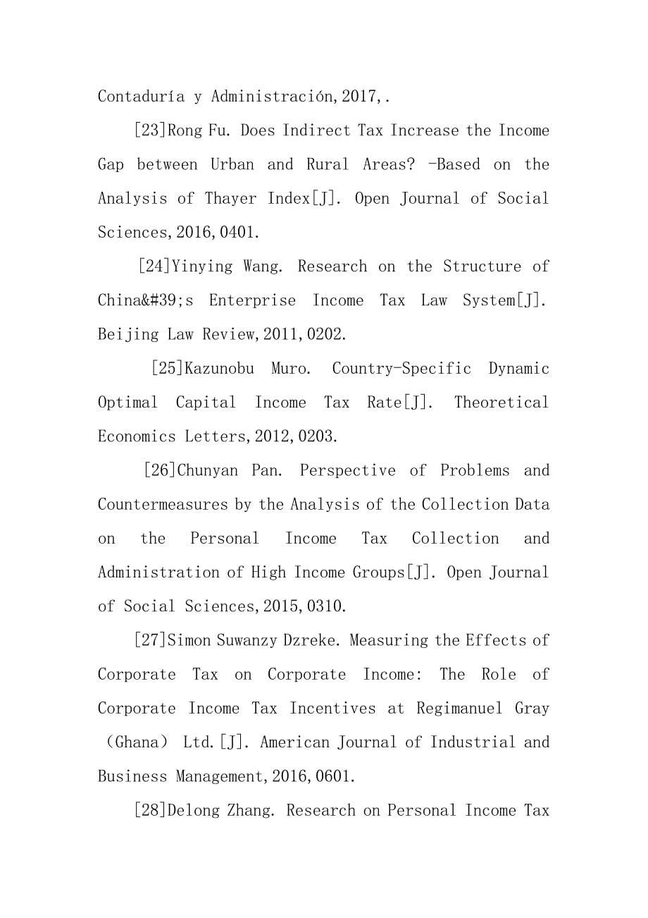 2024年个人所得税英文参考文献_第5页