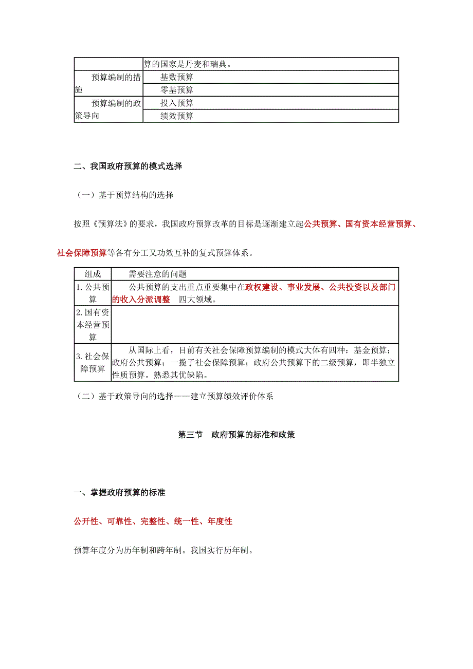 2024年经济师考试财政税收财政体制和财政政策_第3页