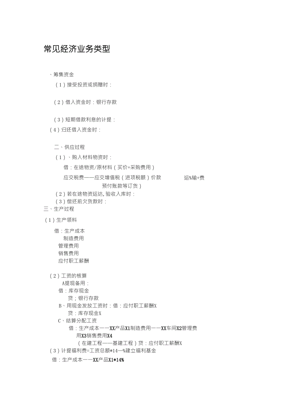 会计常见经济业务类型_第1页