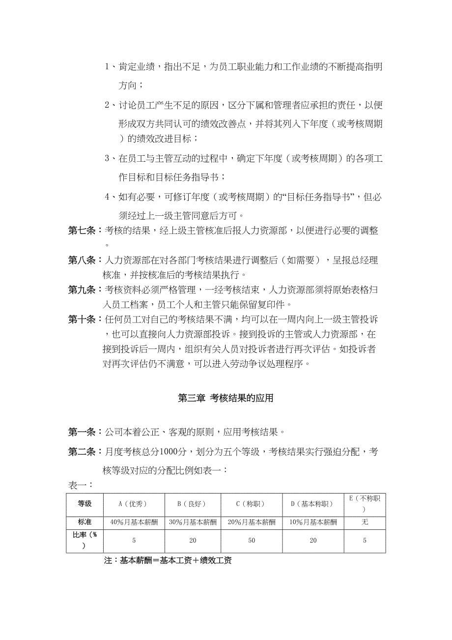 华为公司绩效管理体系建设和实现人力资源管理专业_第5页